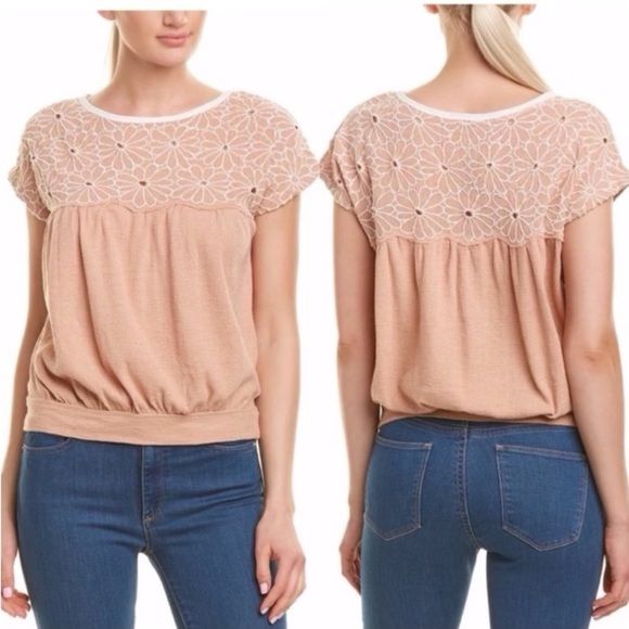 Free People Georgia Bubble Top in Desert Sands Size L - Picture 1 of 12